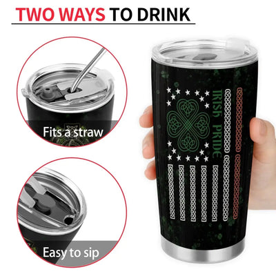Irish Pride - Personalized Tumbler, Tumbler Gift For Patrick's Day - TL82