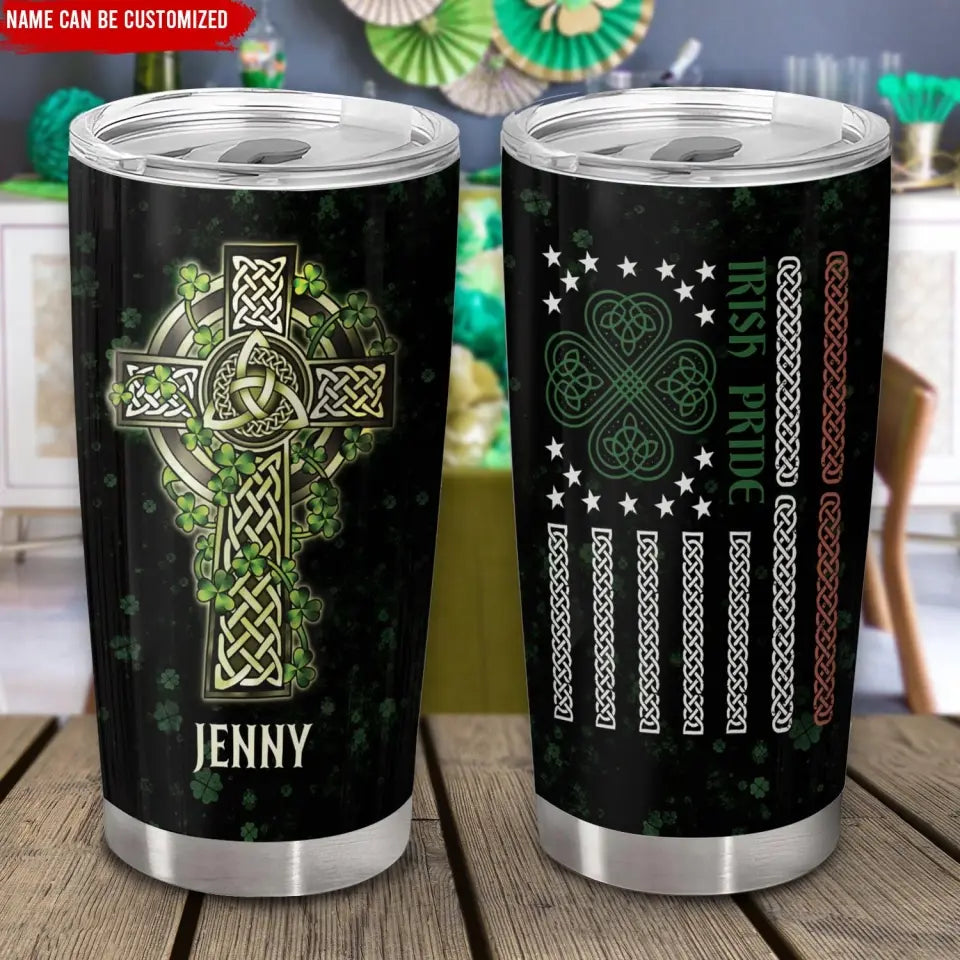 Irish Pride - Personalized Tumbler, Tumbler Gift For Patrick's Day - TL82