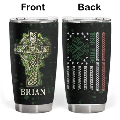 Irish Pride - Personalized Tumbler, Tumbler Gift For Patrick's Day - TL82