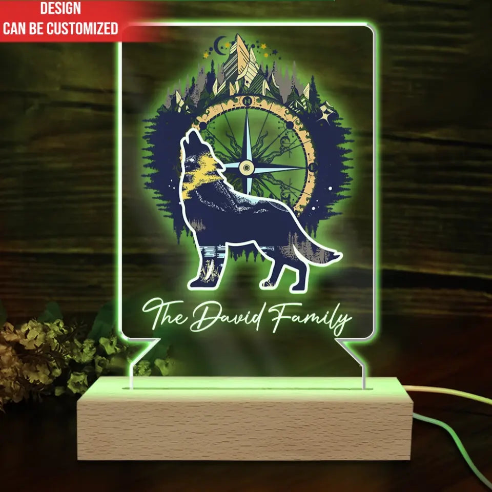 Bear And Mountains - Personalized Decal, Camping Gift For Camping Lovers - PCD100