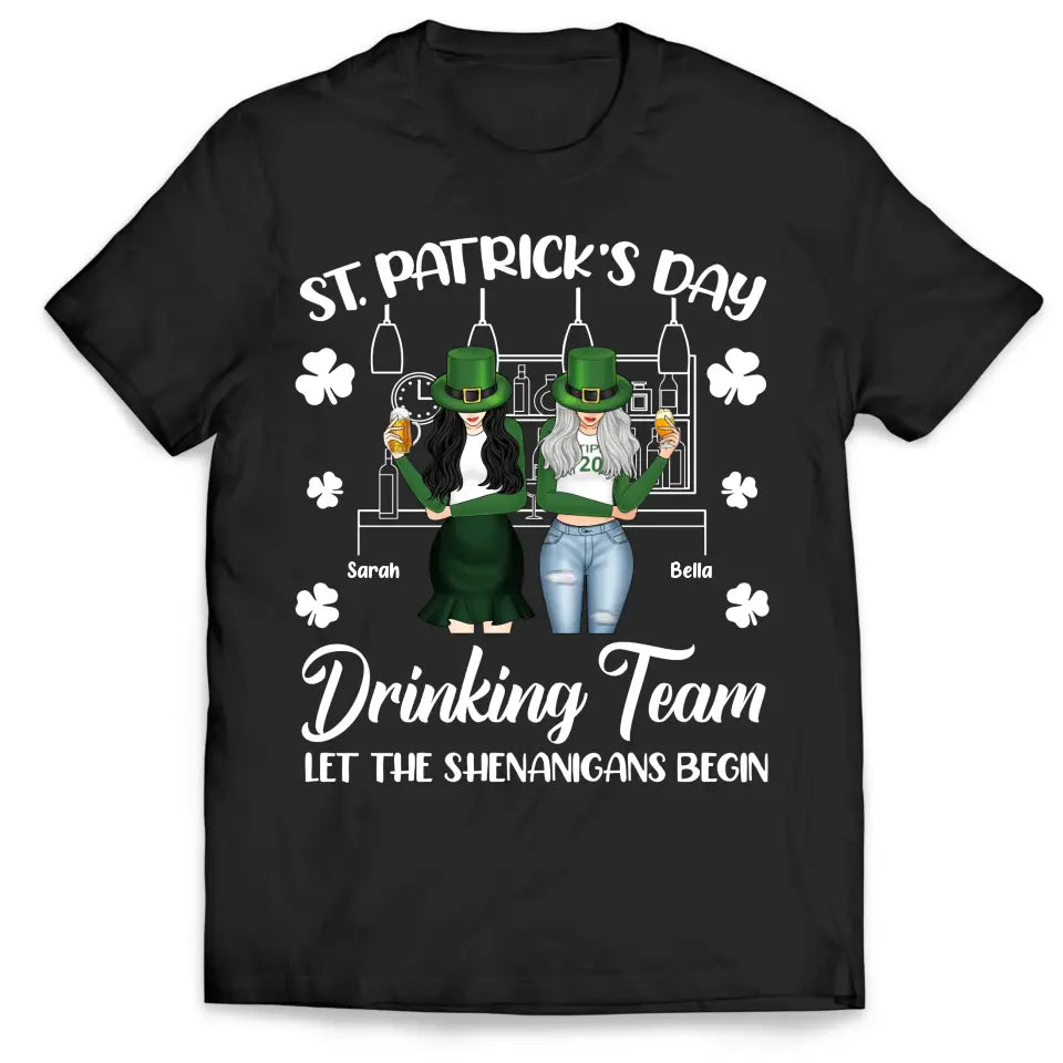 St. Patrick’s Day Drinking Team - Personalized T-Shirt, T-shirt Gift For Patrick's Day - TS1138