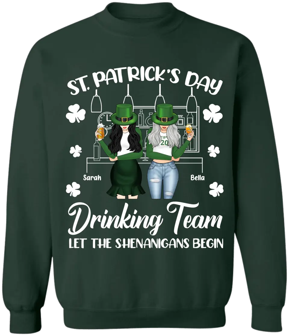 St. Patrick’s Day Drinking Team - Personalized T-Shirt, T-shirt Gift For Patrick's Day - TS1138