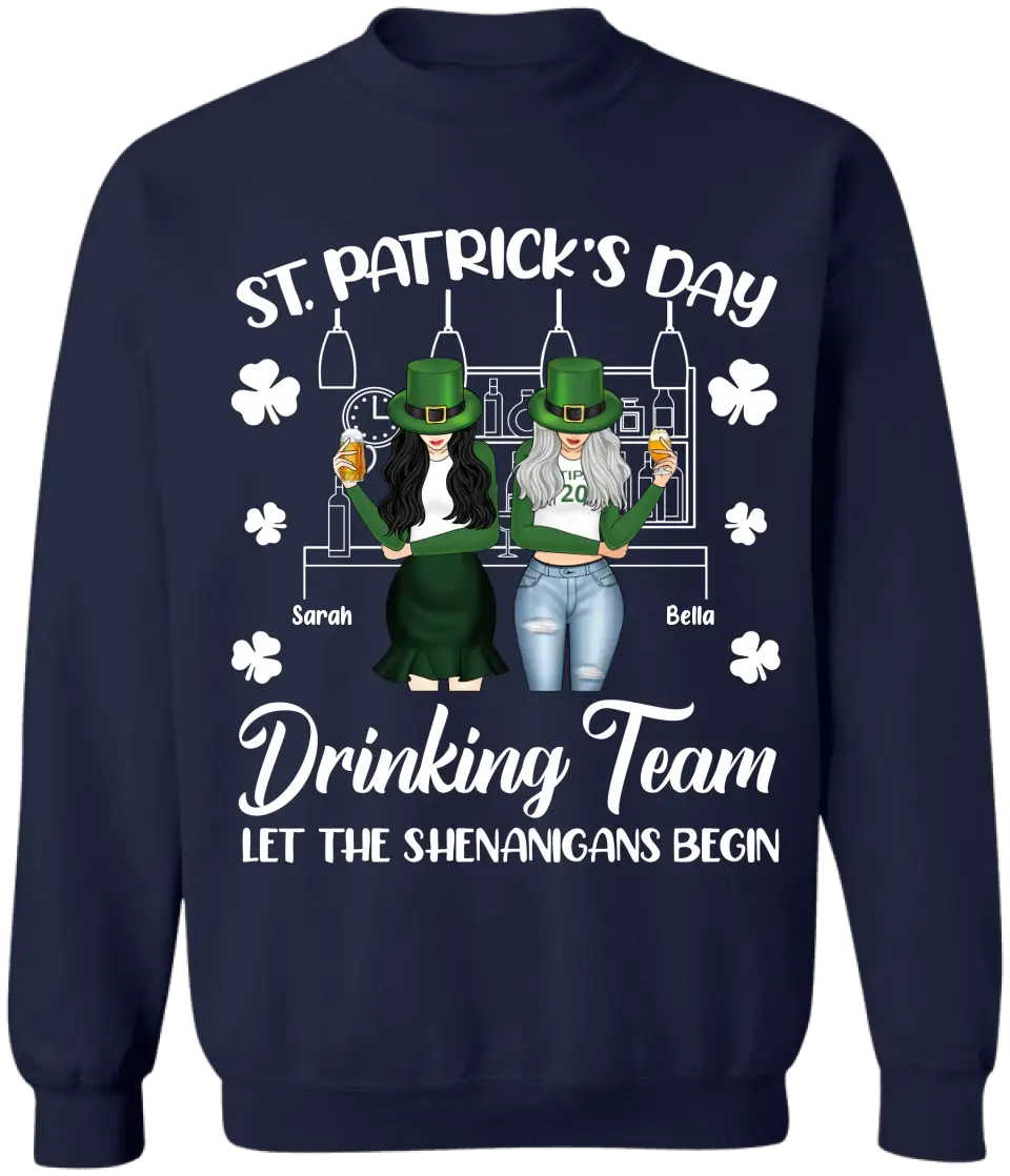 St. Patrick’s Day Drinking Team - Personalized T-Shirt, T-shirt Gift For Patrick's Day - TS1138