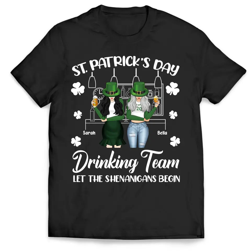 St. Patrick’s Day Drinking Team - Personalized T-Shirt, T-shirt Gift For Patrick's Day - TS1138