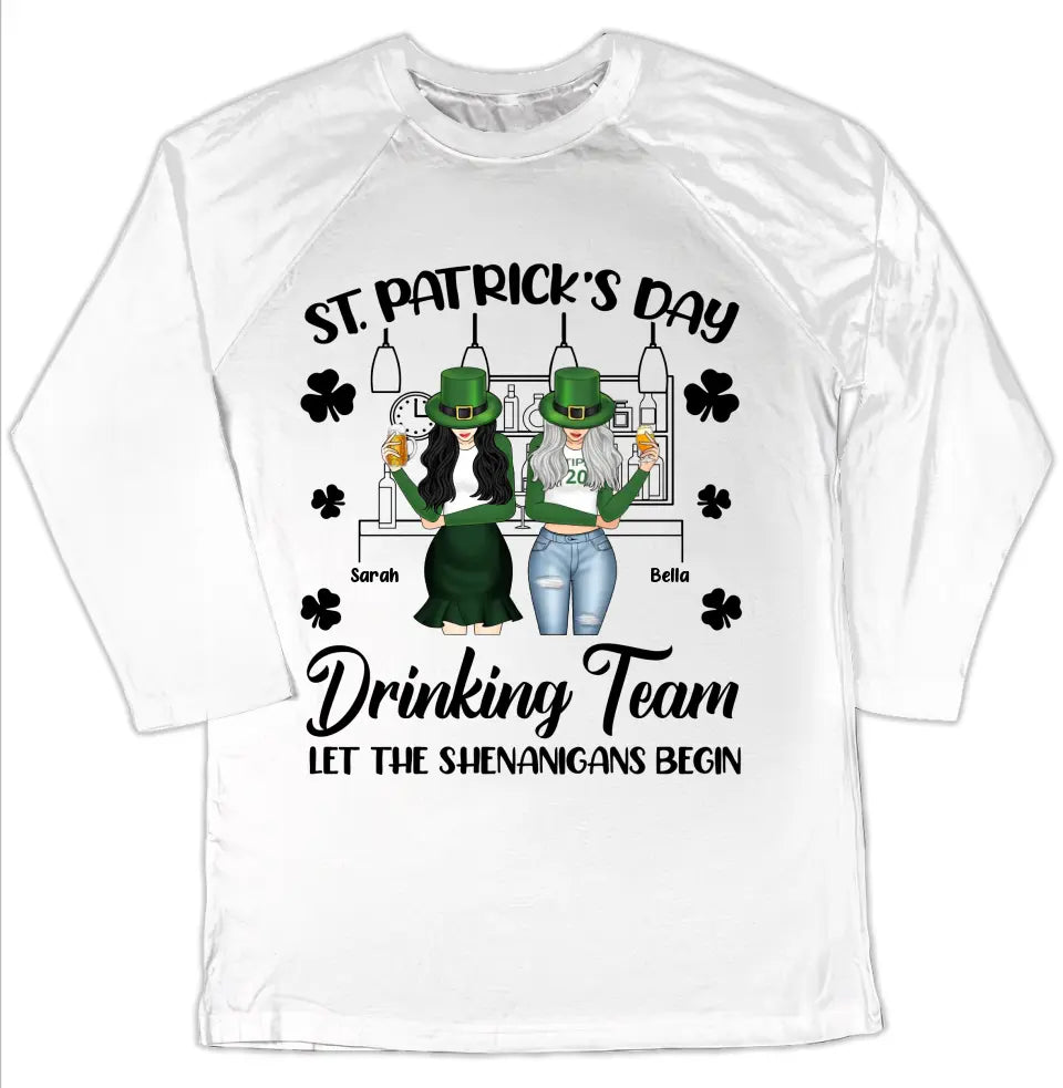 St. Patrick’s Day Drinking Team - Personalized T-Shirt, T-shirt Gift For Patrick's Day - TS1138