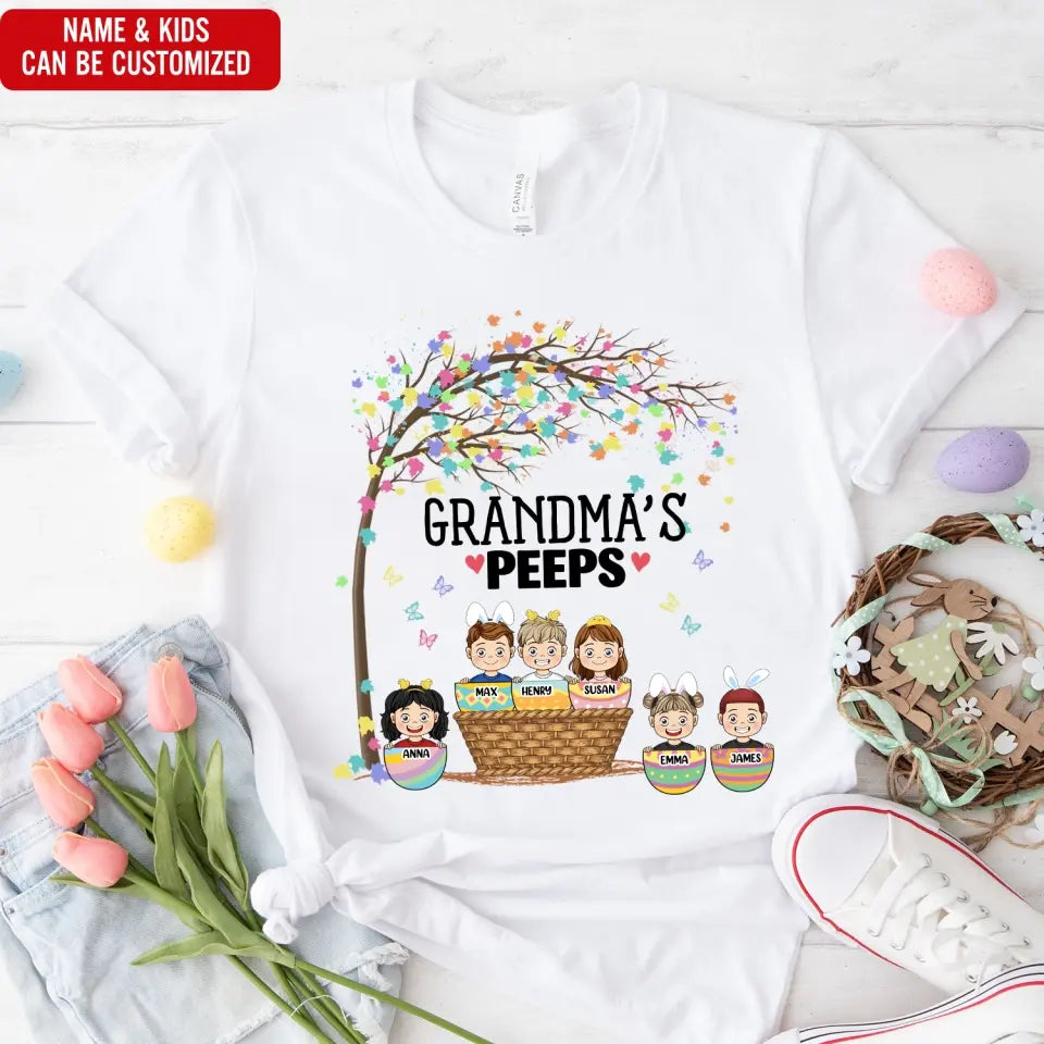 Grandma’s Peeps - Personalized T-shirt, Gift For Easter Day - TS1140