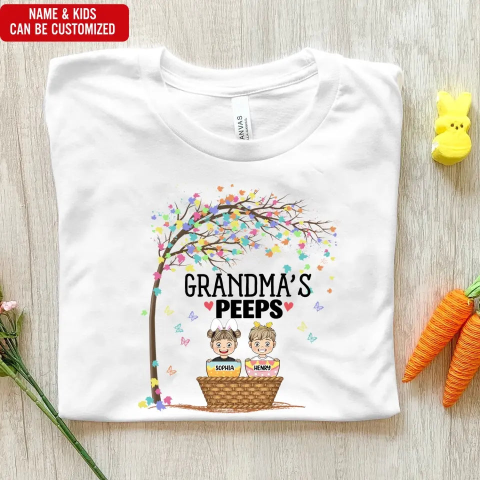 Grandma’s Peeps - Personalized T-shirt, Gift For Easter Day - TS1140