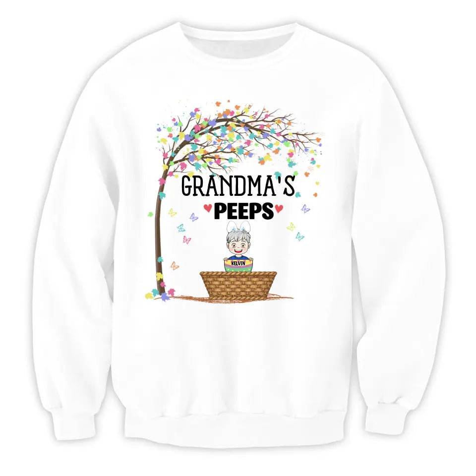Grandma’s Peeps - Personalized T-shirt, Gift For Easter Day - TS1140
