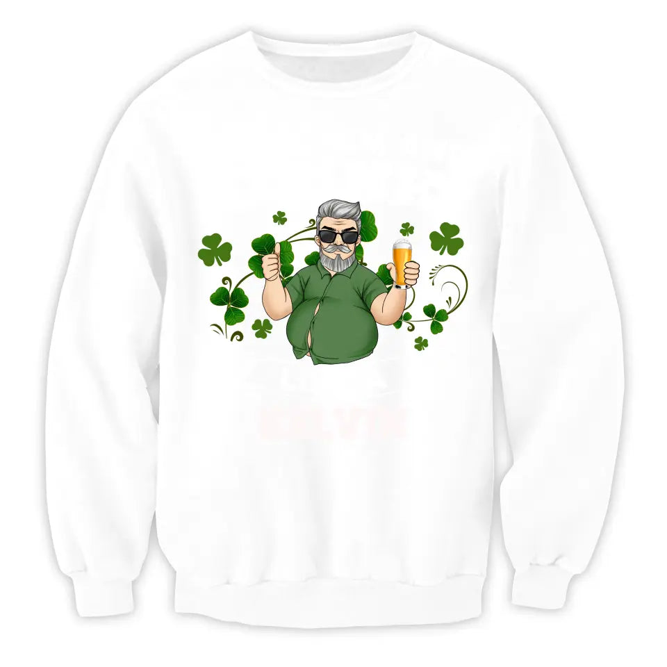 Keep Calm And Drink - Personalized T-Shirt, T-Shirt Gift For Patrick's Day - TS1142