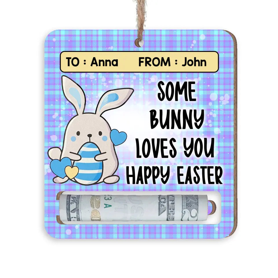 You&#39;re Some Bunny Special - Personalized Money Holder, Easter Cash Gift for Kids - ORN353