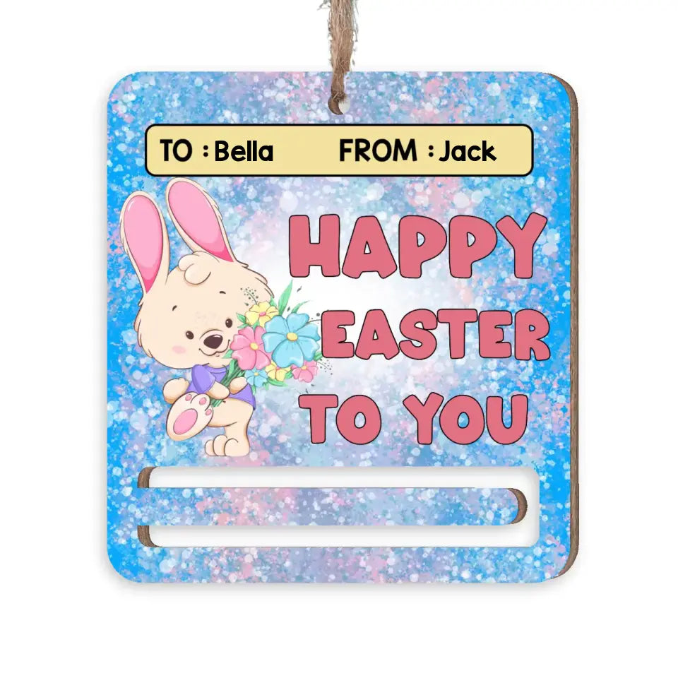 You're Some Bunny Special - Personalized Money Holder, Easter Cash Gift for Kids - ORN353