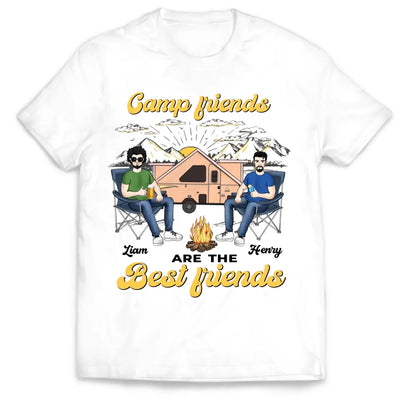 Camp Friends Are The Best Friends - Personalized T-Shirt, Gift For Camping Lover - TS1144