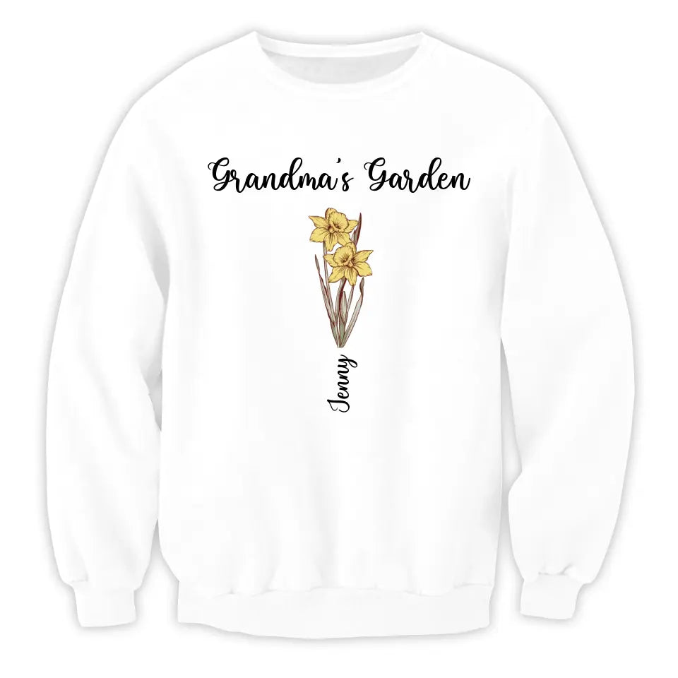 Grandma's Garden - Personalized T-Shirt, Happy Mother's Day, Mom's Gift - TS1146