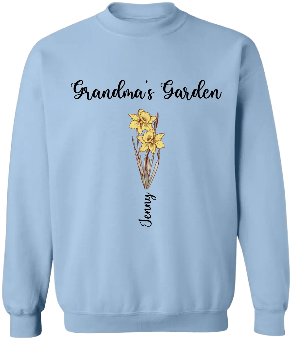 Grandma's Garden - Personalized T-Shirt, Happy Mother's Day, Mom's Gift - TS1146