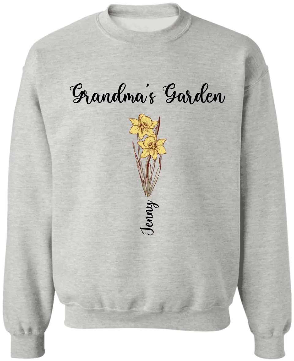 Grandma's Garden - Personalized T-Shirt, Happy Mother's Day, Mom's Gift - TS1146