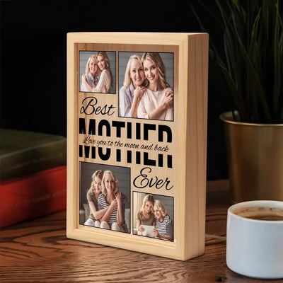 Best Mom Ever - Personalized Frame Light Box, Gift For Mom, Mother's Day Gift - FLB09
