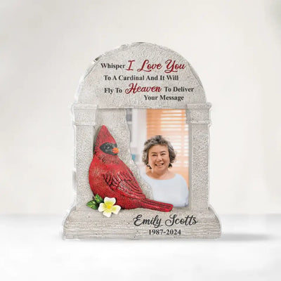 Whisper I Love You To A Cardinal And It Will Fly To Heaven To Deliver Your Message - Personalized Acrylic Plaque - AP31