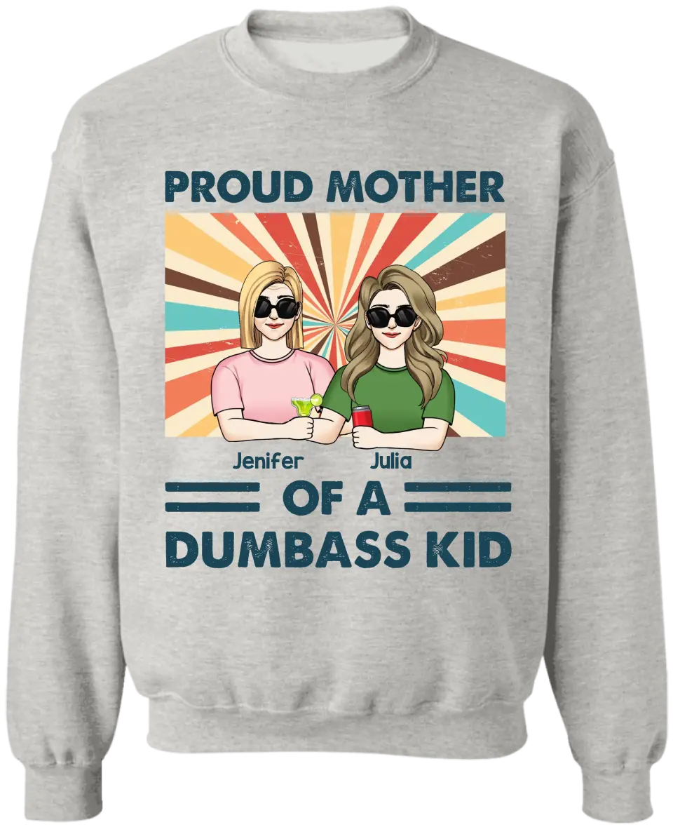 Pround Gramma/Mother Of A Few Kids - Personalized T-Shirt, Mother's Day/Birthday Gift For Her - TS1156