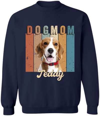 Dog Mom Love Her Baby - Personalized T-Shirt, Gift For Dog Mom, Dog Lovers, Custom Dog Photo - TS1162