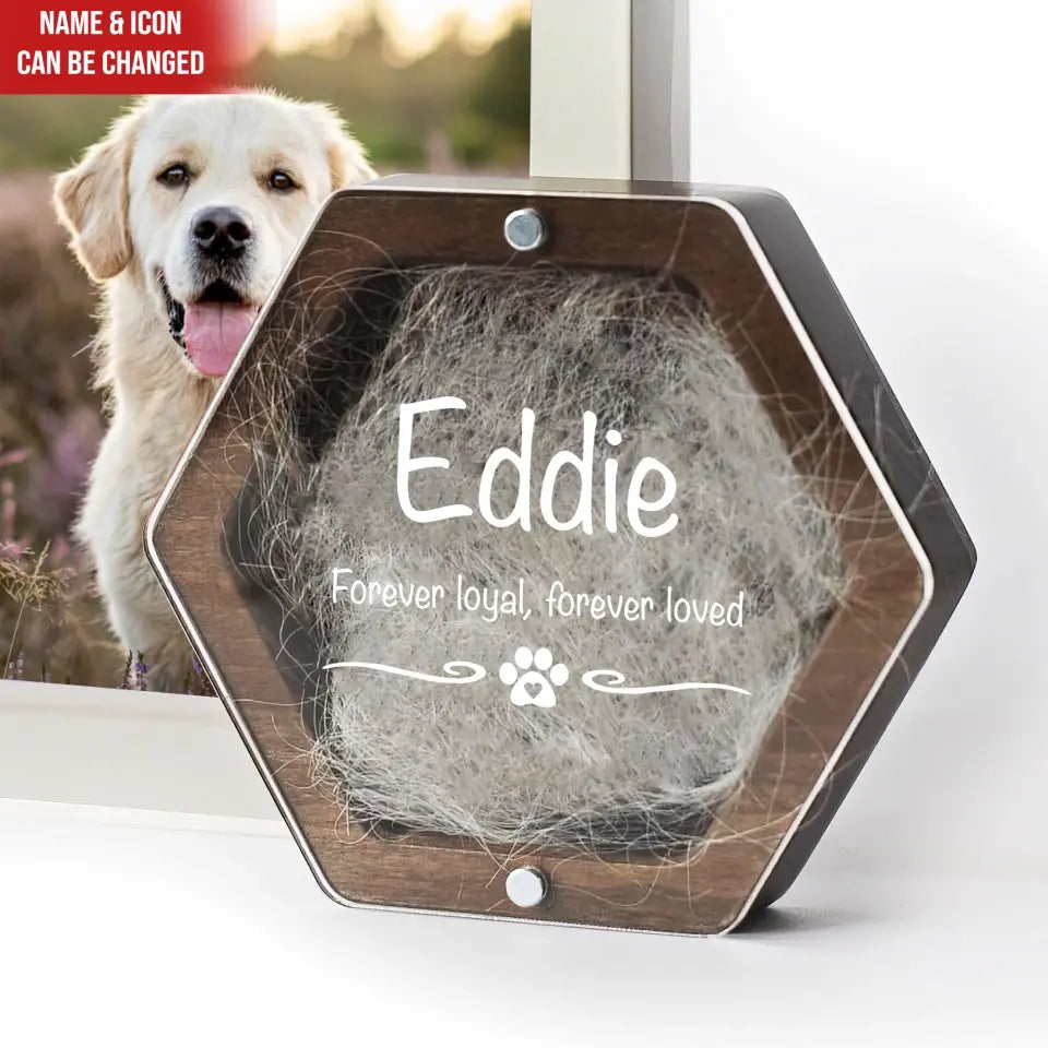 You Left Pawprints On Our Hearts - Personalized Memorial Box, Memorial Gift For Loss Of Pet - MB10