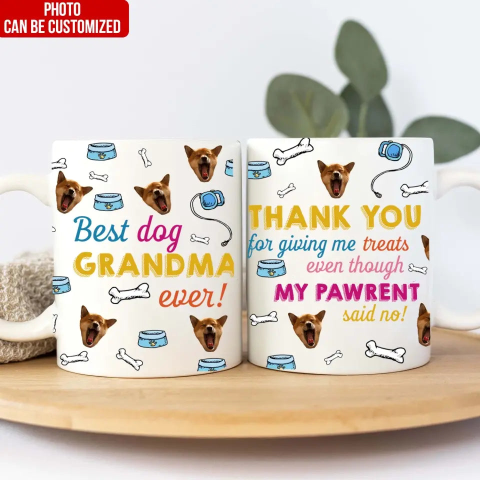 Thank You For Giving Me Treats Even Though My Pawrents Said No - Personalized Mug - M86