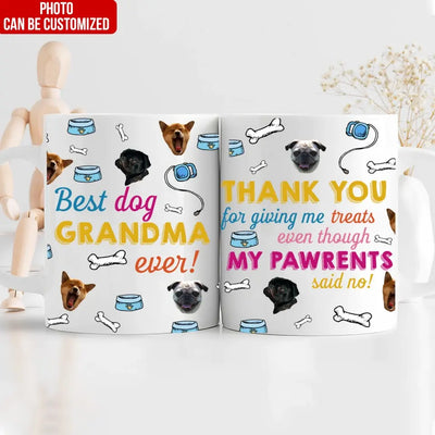 Thank You For Giving Me Treats Even Though My Pawrents Said No - Personalized Mug - M86