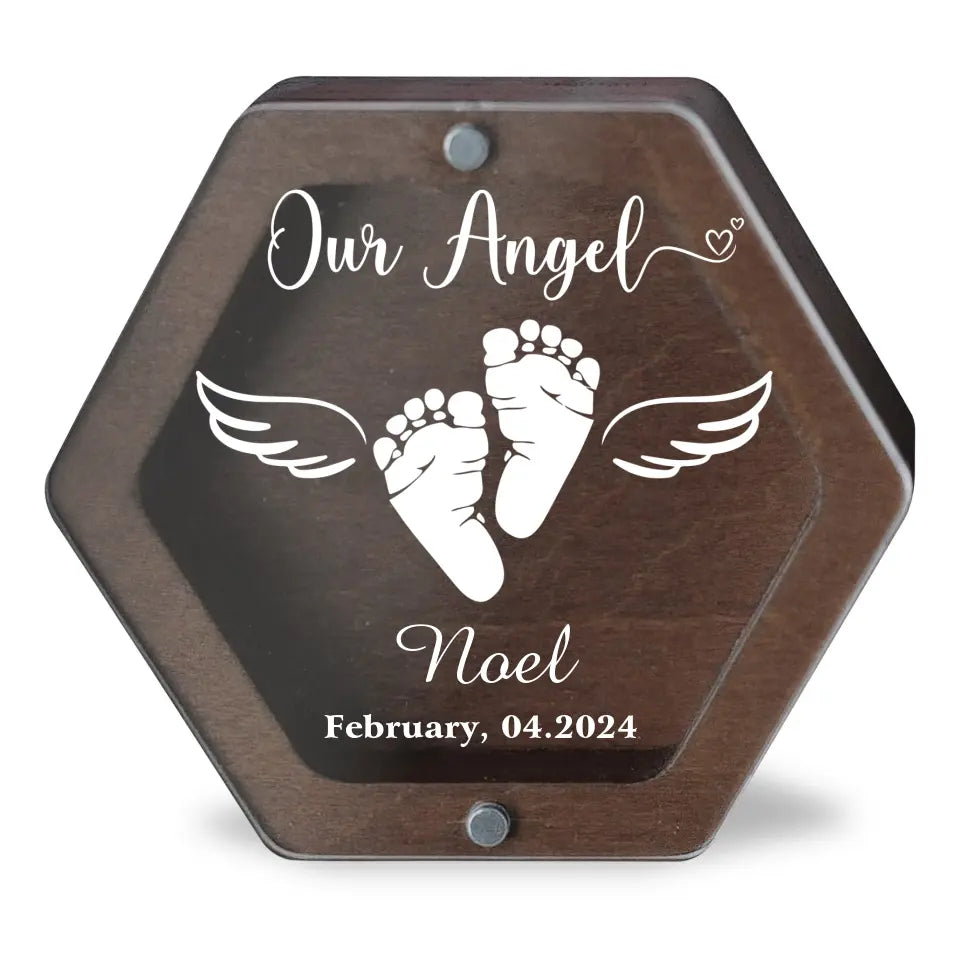 Loss Memorial Baby, Our Angel - Personalized Memorial Box, Memorial Gift - MB17