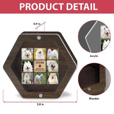 Pet In Heaven, Once By My Side Forever In My Heart - Personalized Memorial Box, Pet Loss Gift - MB19