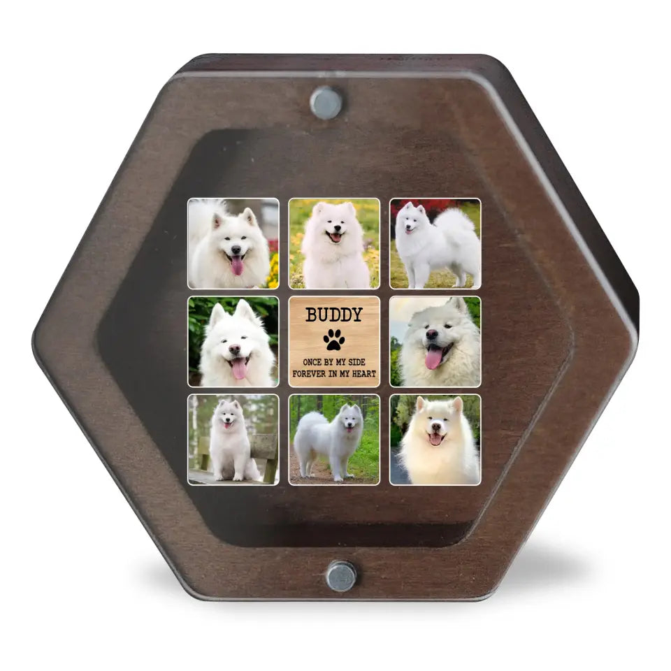Pet In Heaven, Once By My Side Forever In My Heart - Personalized Memorial Box, Pet Loss Gift - MB19