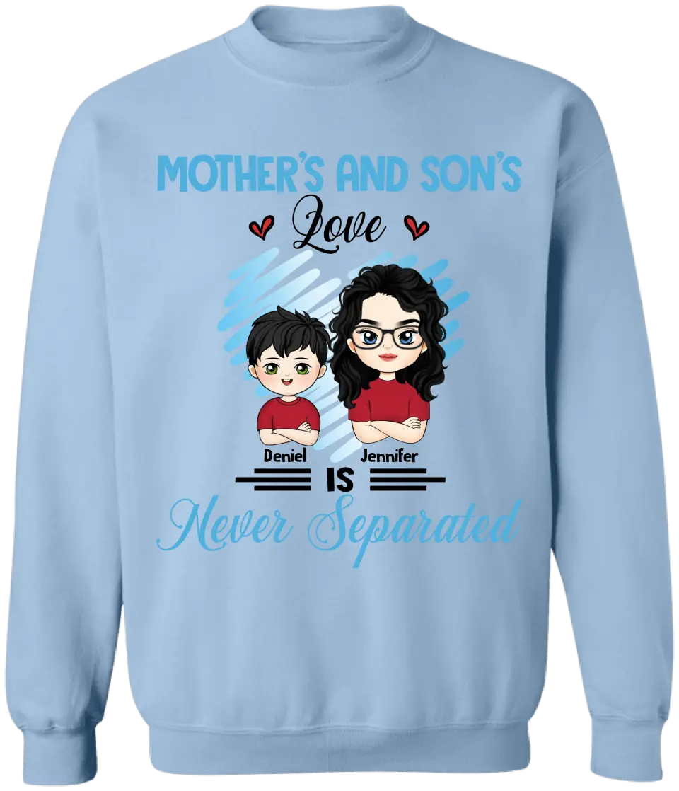 Mother's And Son's Love Is Never Separated - Personalized T-Shirt, Gift For Mommy - TS1170
