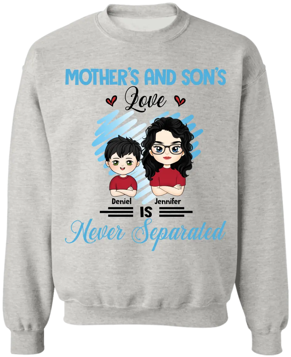 Mother's And Son's Love Is Never Separated - Personalized T-Shirt, Gift For Mommy - TS1170