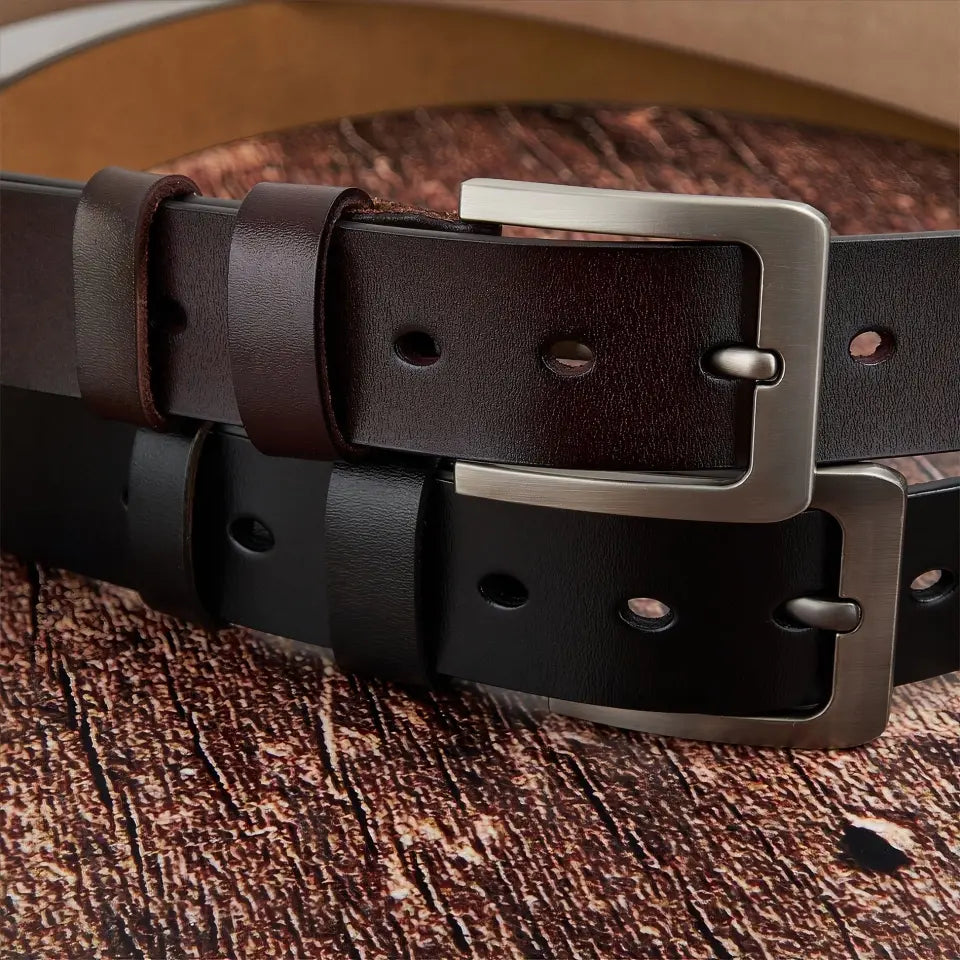 I Love You For All That You Are - Personalized Leather Belt, Gift For Husband - LB02