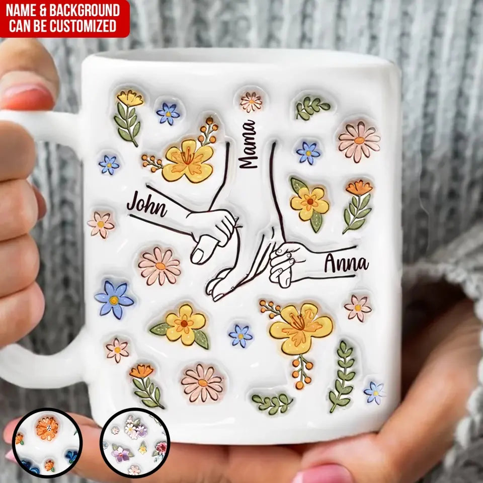 You Held Our Hands For Fleeting Moment You Hold Our Hearts Forever - Personalized Mug - M90