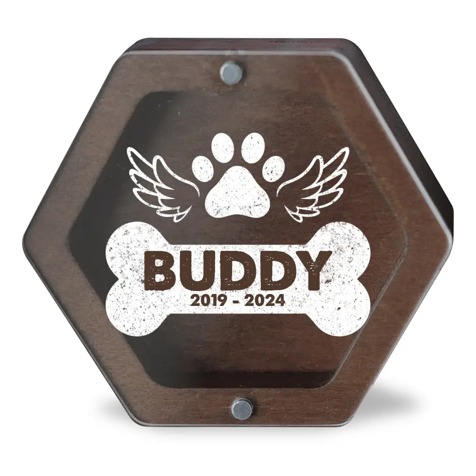 Dog Bone Memorial Gifts - Personalized Memorial Box, Gift For Dog Lover - MB20