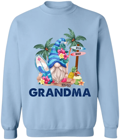Gnome Summer With Grandkids - Personalized Gift For Grandma, Summer Gift - TS1177
