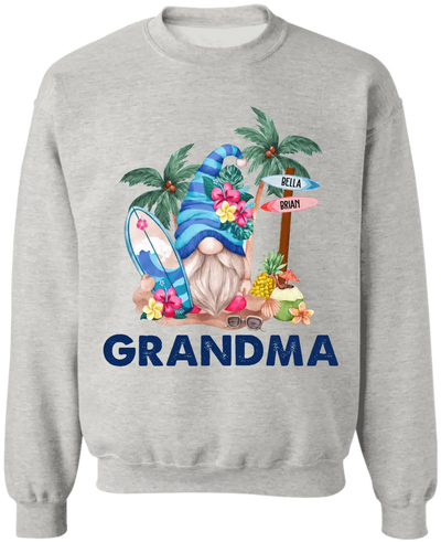 Gnome Summer With Grandkids - Personalized Gift For Grandma, Summer Gift - TS1177