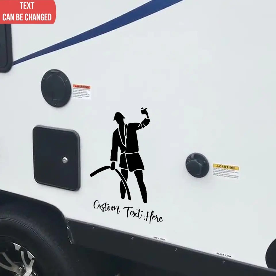 Vacation Camper, The Original Cousin Eddie - Personalized Decal, Funny Gift for RV Campers - PCD117