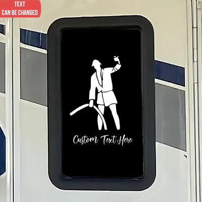 Vacation Camper, The Original Cousin Eddie - Personalized Decal, Funny Gift for RV Campers - PCD117