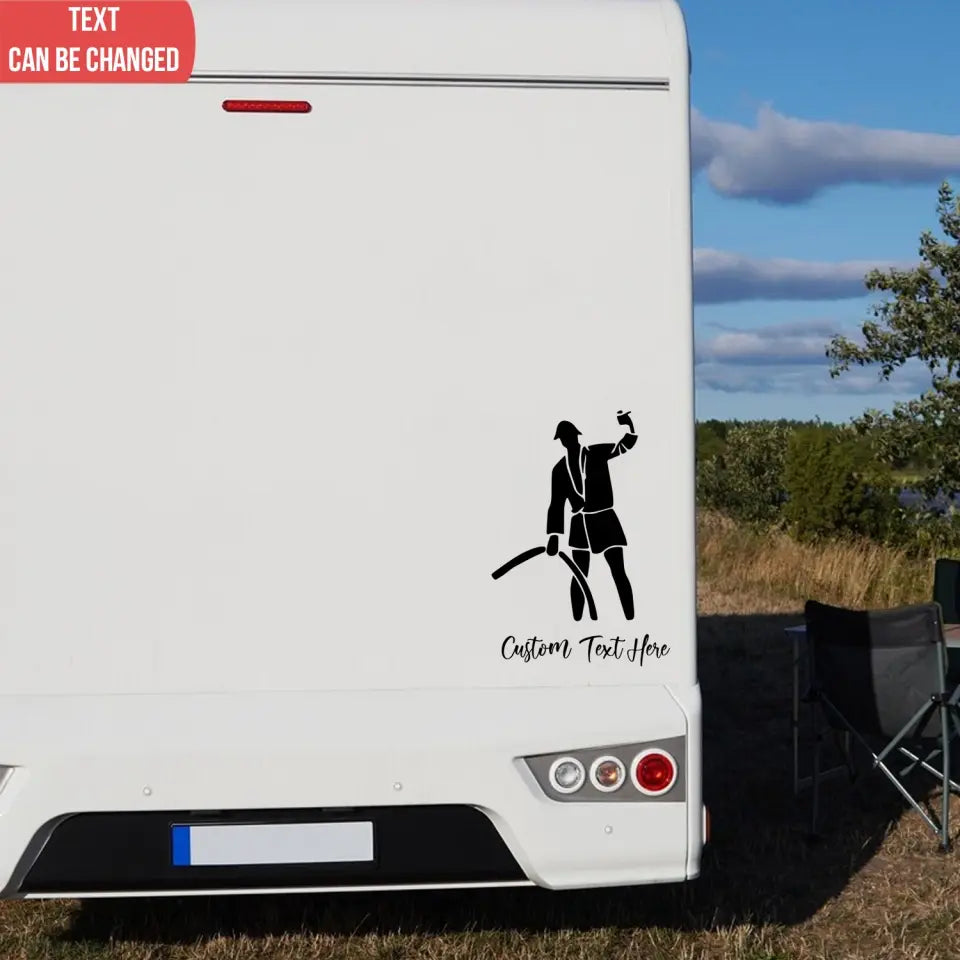Vacation Camper, The Original Cousin Eddie - Personalized Decal, Funny Gift for RV Campers - PCD117