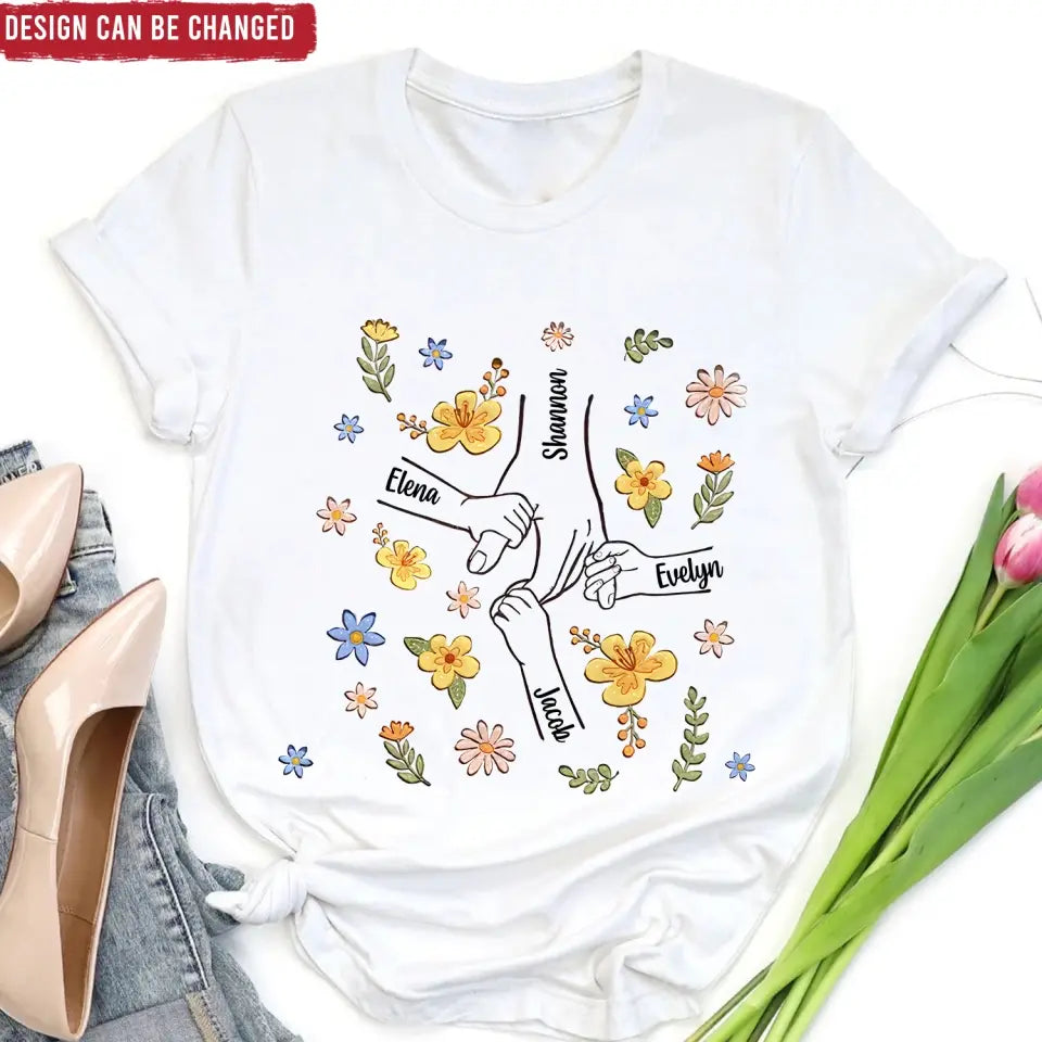 You Held Our Hands For Fleeting Moment You Hold Our Hearts Forever - Personalized T-shirt - TS1185