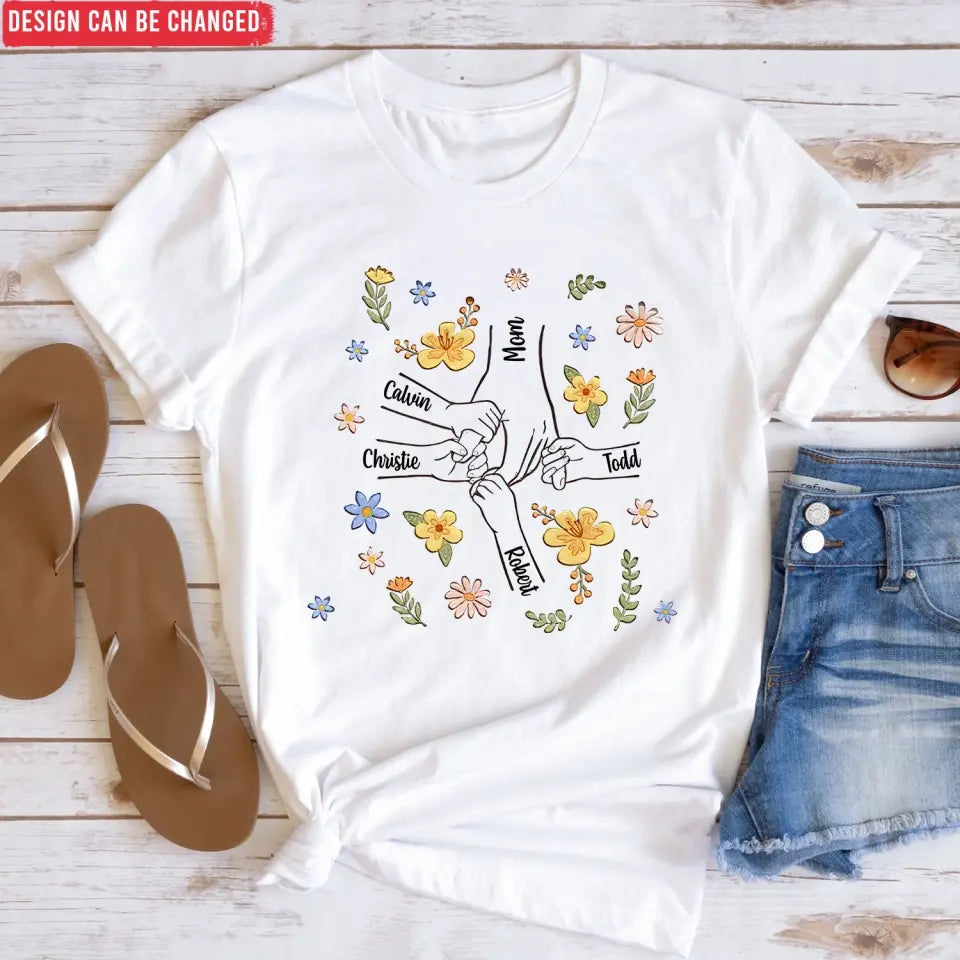 You Held Our Hands For Fleeting Moment You Hold Our Hearts Forever - Personalized T-shirt - TS1185