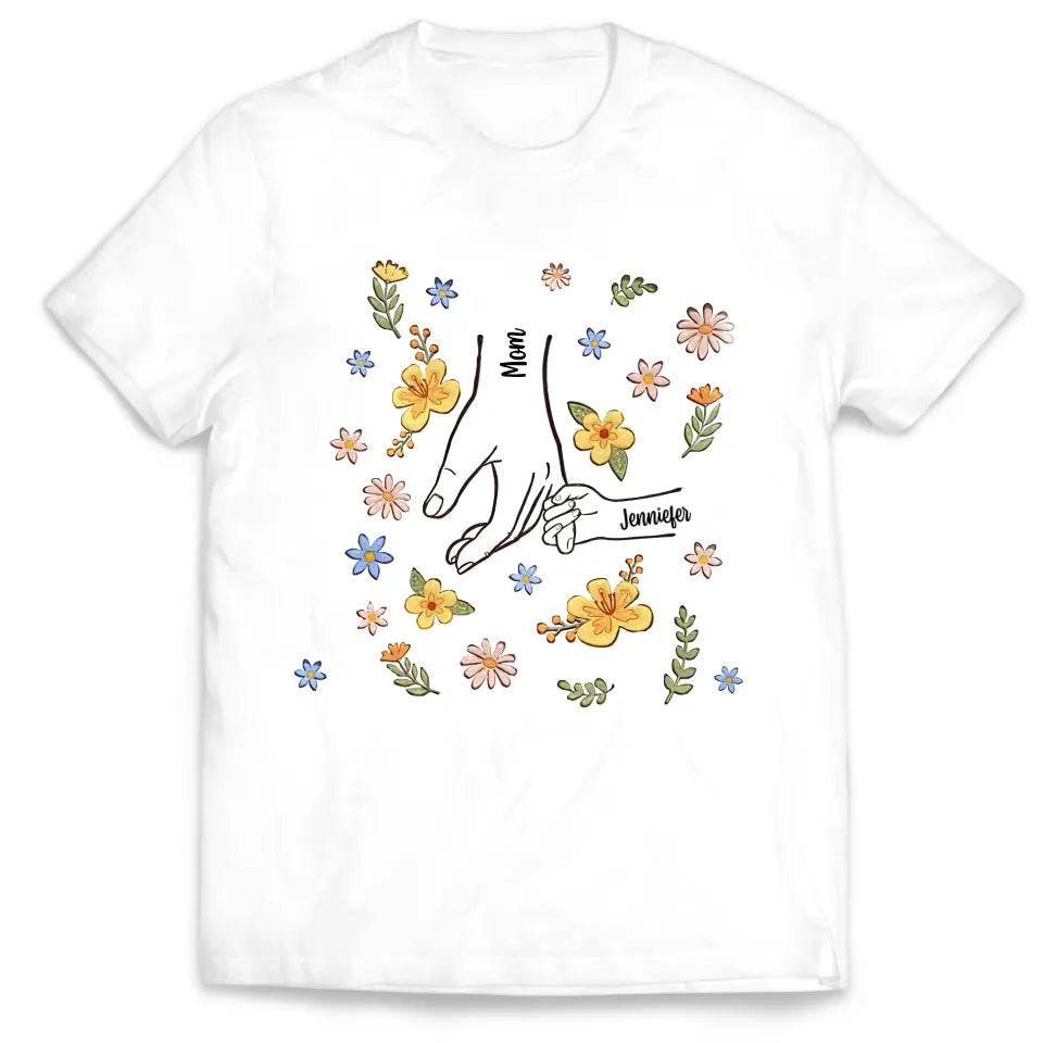 You Held Our Hands For Fleeting Moment You Hold Our Hearts Forever - Personalized T-shirt - TS1185