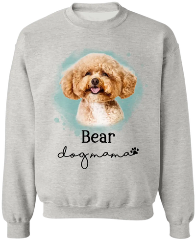 Pet Photo, Dog Mama - Personalized T-Shirt, Gift For Dog Lover - TS1187