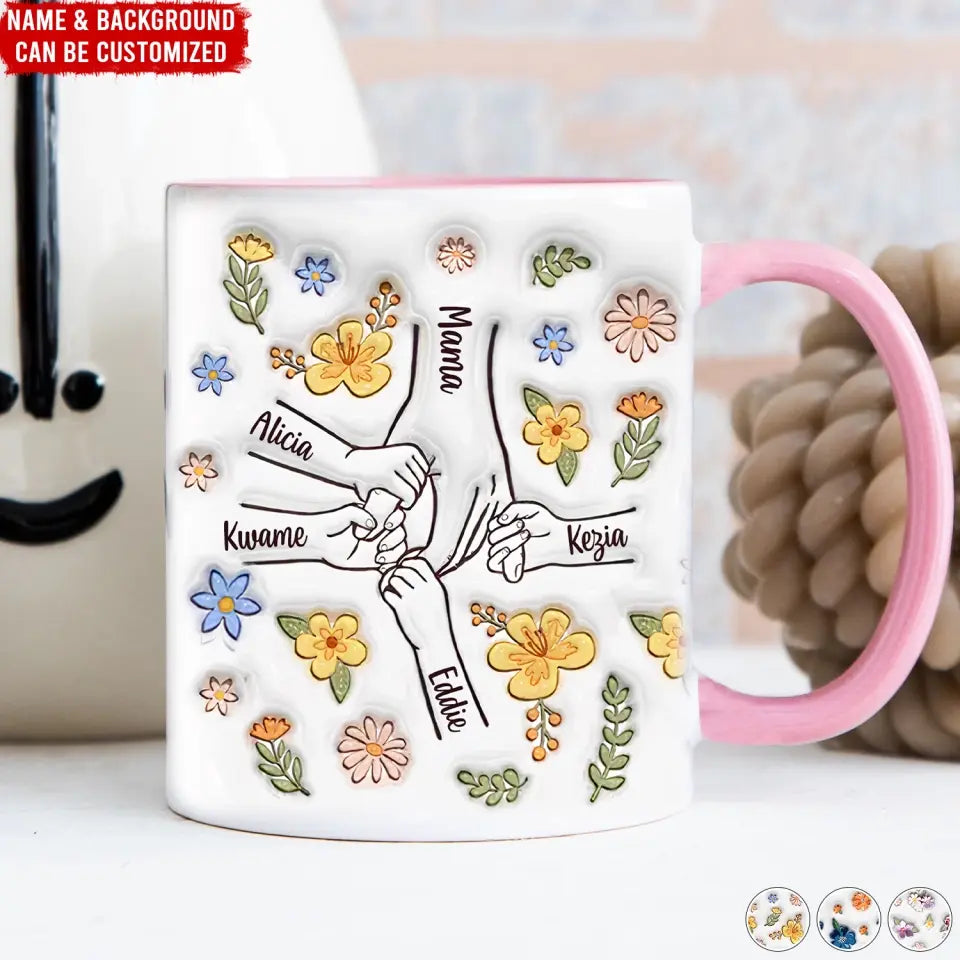 You Held Our Hands For Fleeting Moment You Hold Our Hearts Forever - Personalized Mug - M90