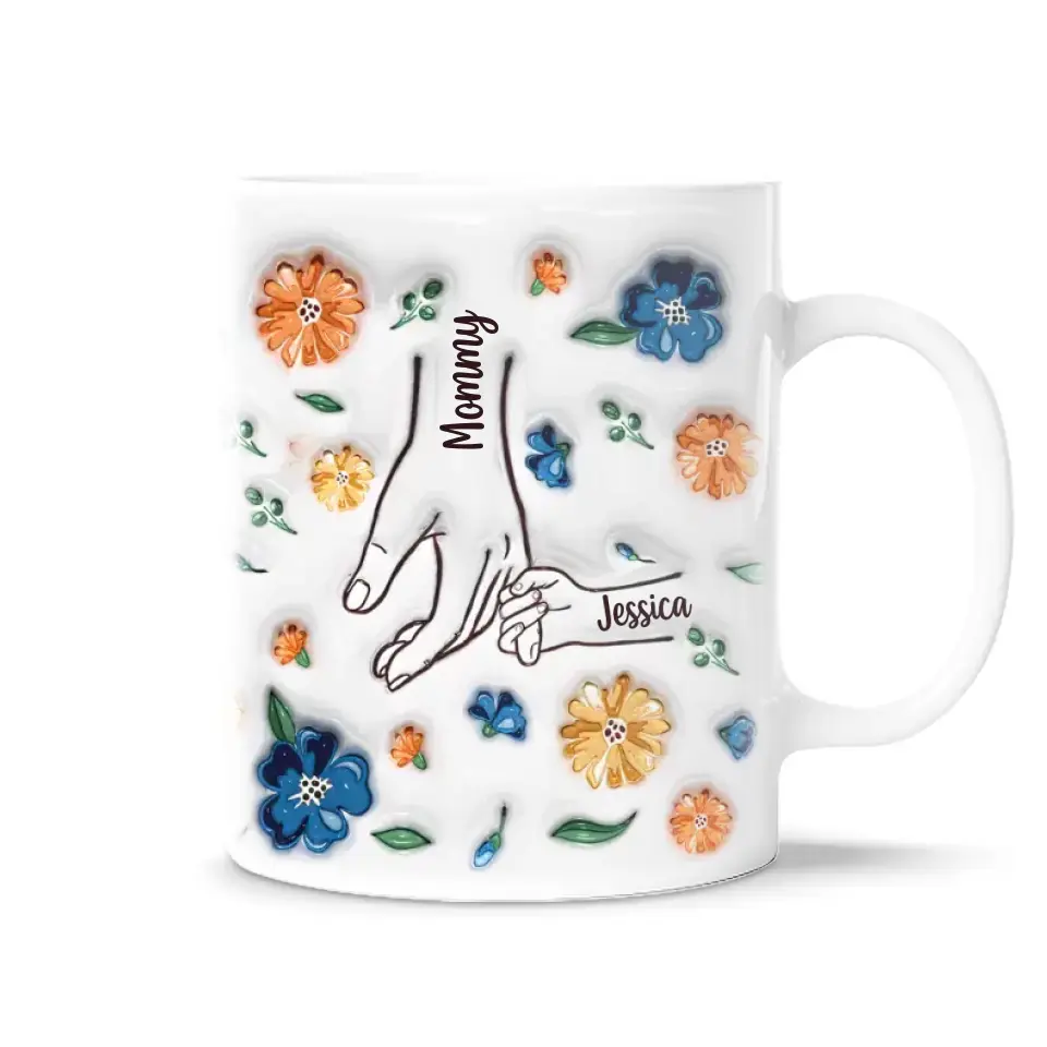 You Held Our Hands For Fleeting Moment You Hold Our Hearts Forever - Personalized Mug - M90