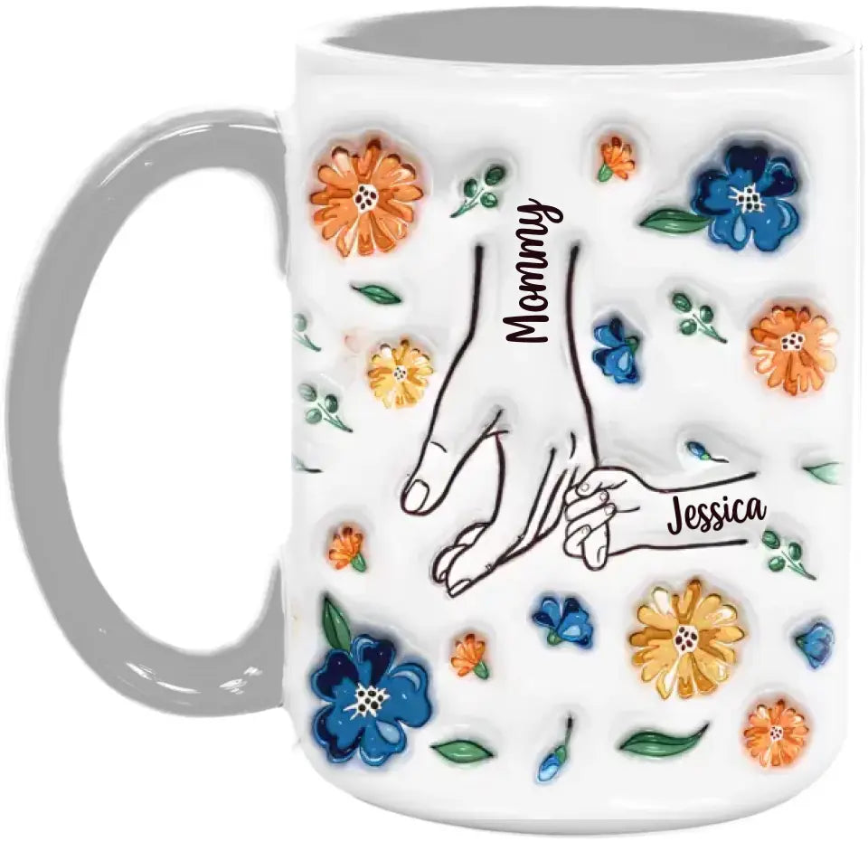 You Held Our Hands For Fleeting Moment You Hold Our Hearts Forever - Personalized Mug - M90