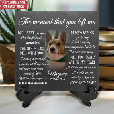 As My Life Goes On Without You But Will Never Be The Same - Personalized Stone, Memorial Gift - MS93