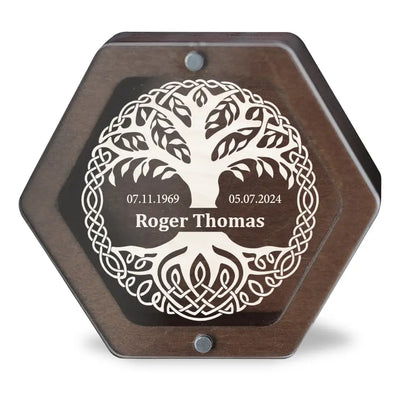 Tree Of Life - Personalized Memorial Box, Keepsake Box, Memorial Gift - MB22