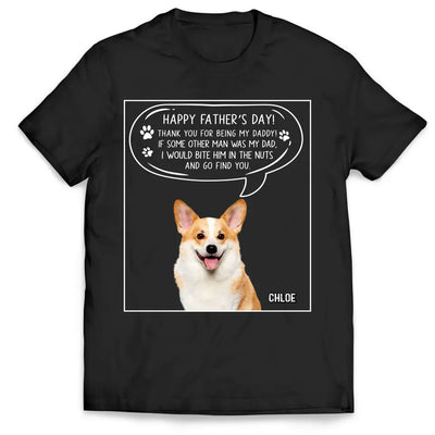 Thank You For Being Our Daddy - Personalized T-Shirt, Gift For Father's Day, Gift For Dog Lover - TS1197