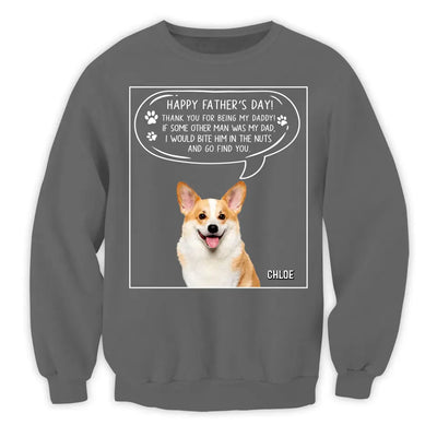 Thank You For Being Our Daddy - Personalized T-Shirt, Gift For Father's Day, Gift For Dog Lover - TS1197